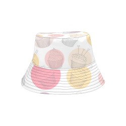 Colorful Cupcakes All Over Print Bucket Hat