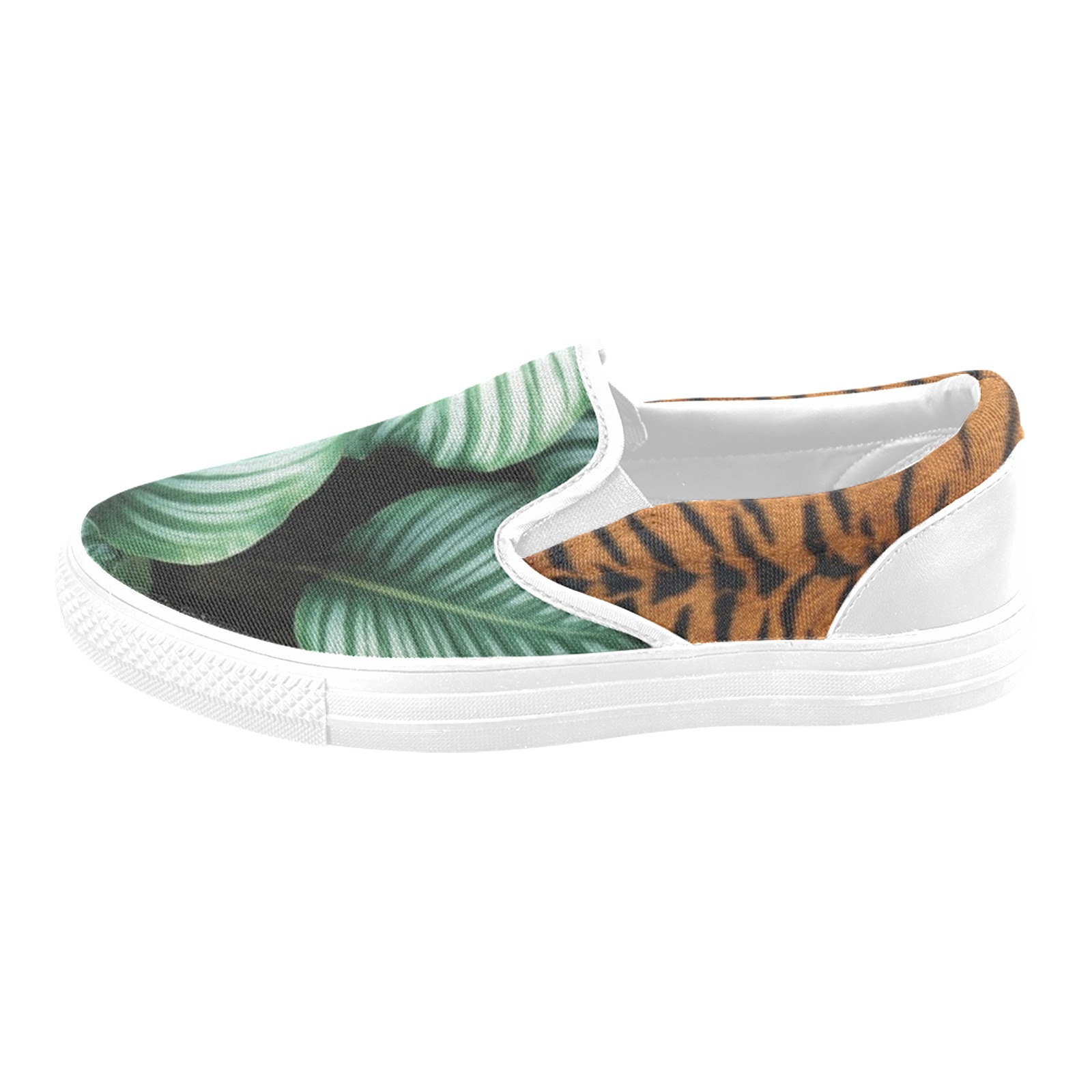 Tiger Women's Unusual Slip-on Canvas Shoes (Model 019)
