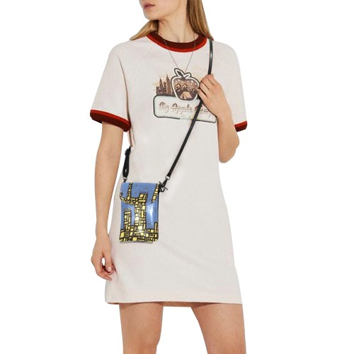 City at night Small Cell Phone Purse (Model 1711)