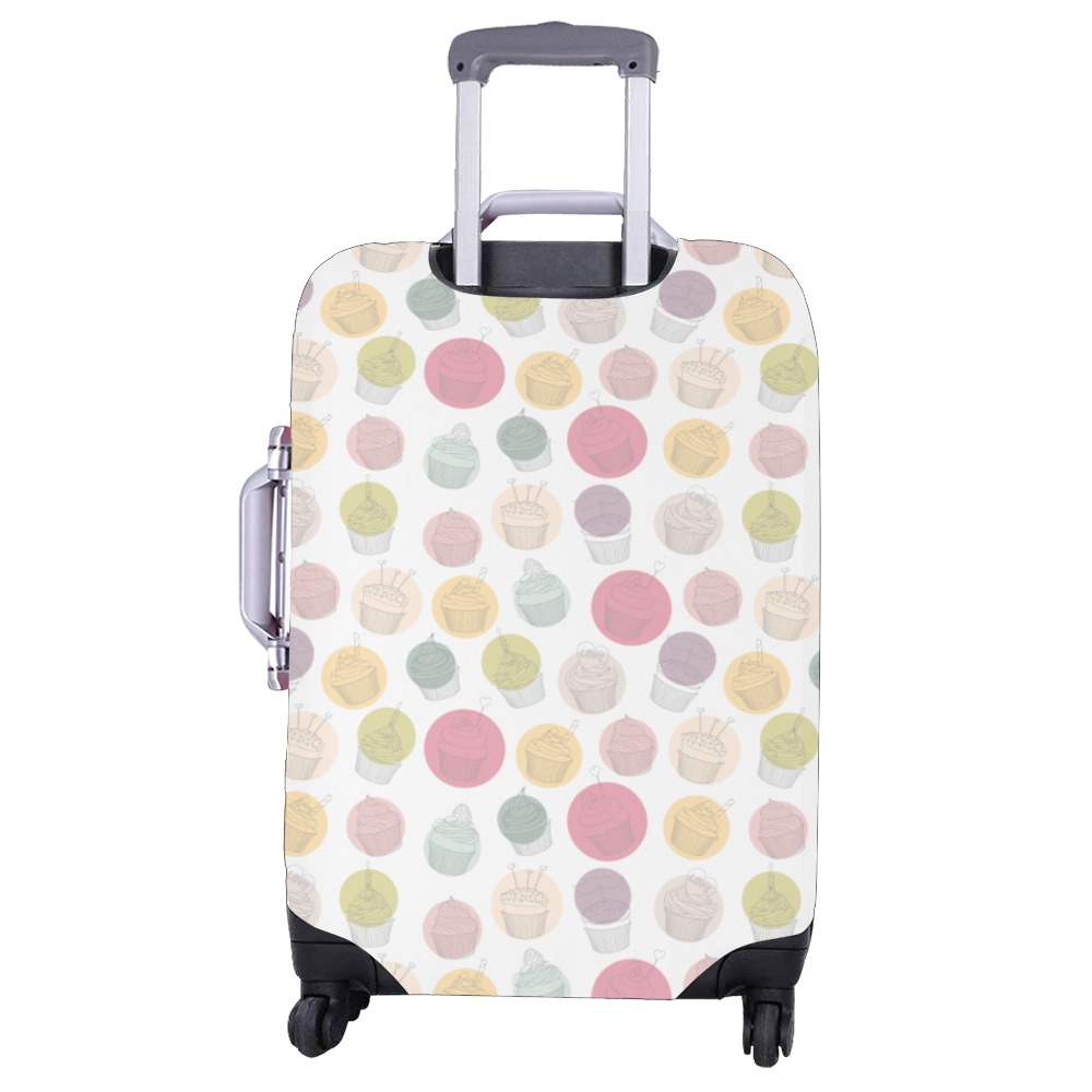 Colorful Cupcakes Luggage Cover/Large 26"-28"
