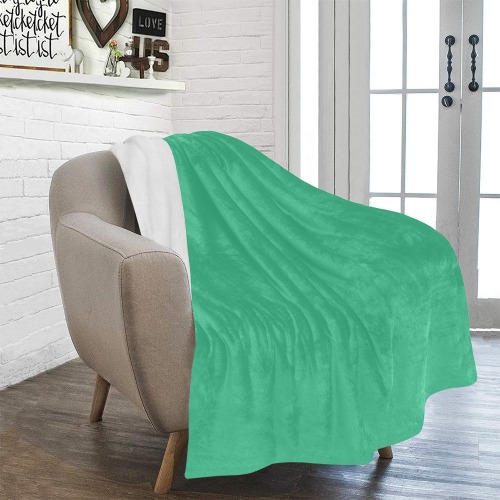 color mint Ultra-Soft Micro Fleece Blanket 50"x60"