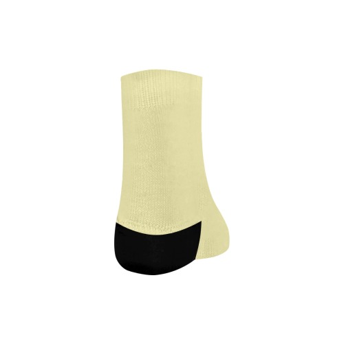 color pale goldenrod Quarter Socks