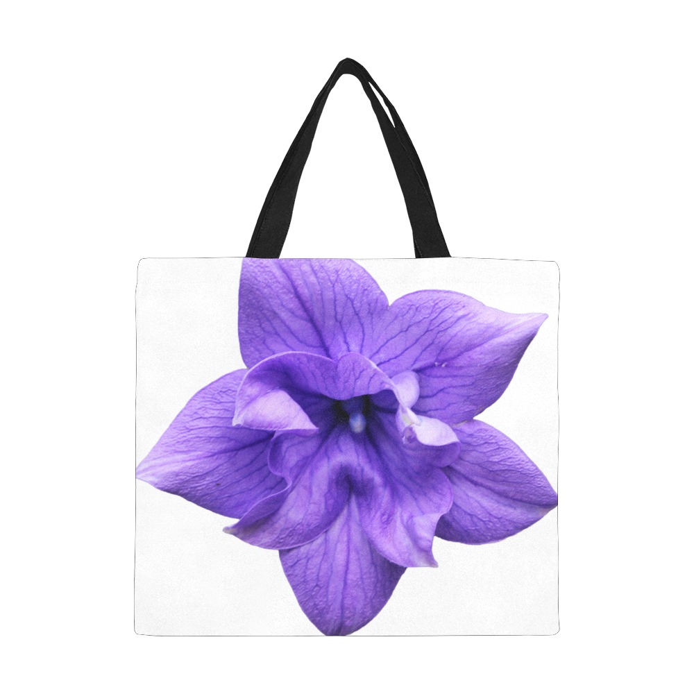 Balloon Flower All Over Print Canvas Tote Bag/Large (Model 1699)