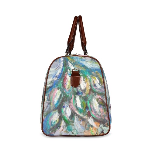 Abstract Painting Waterproof Travel Bag/Small (Model 1639)