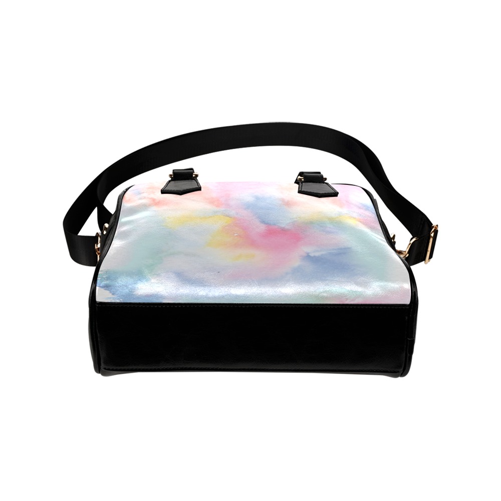 Colorful watercolor Shoulder Handbag (Model 1634)
