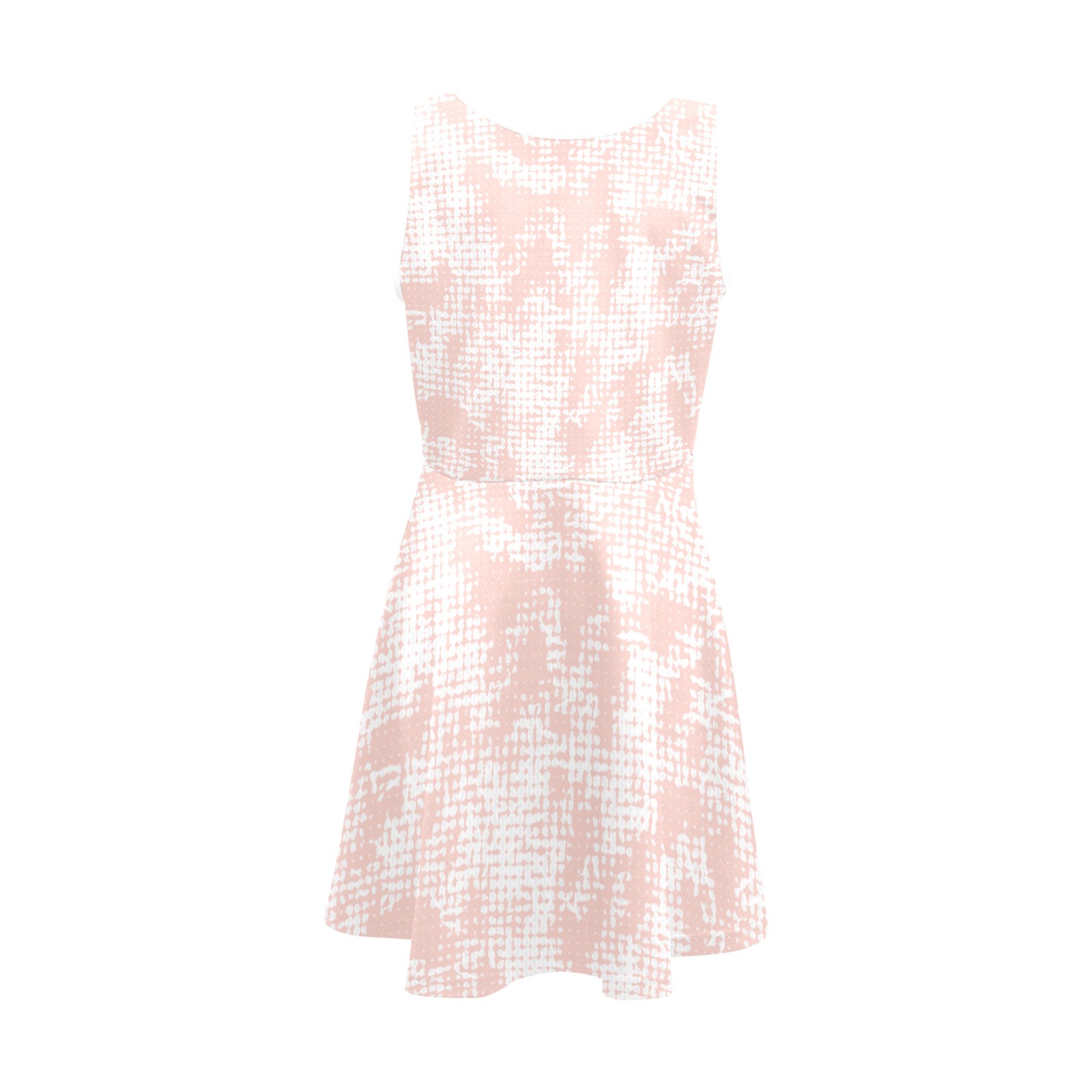 Abstrait Texture rose Girls' Sleeveless Sundress (Model D56)