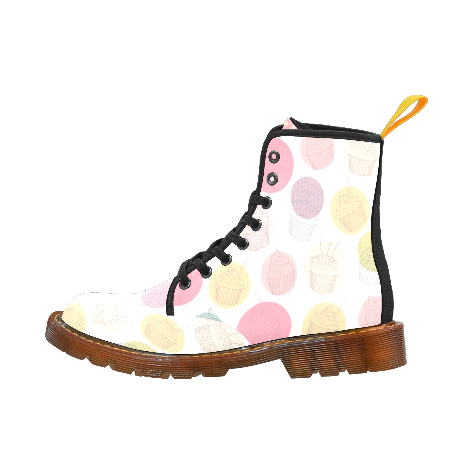 Colorful Cupcakes Martin Boots For Women Model 1203H