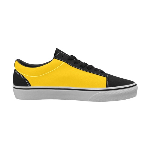 color mango Women's Low Top Skateboarding Shoes (Model E001-2)