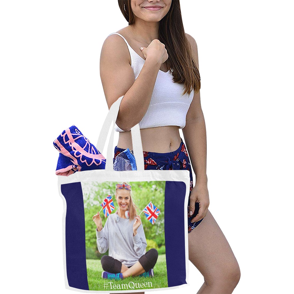 TeamQueen pro-Commonwealth Canvas Tote Bag/Large (Model 1702)