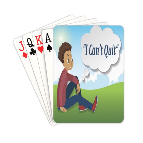 I Can't Quit Playing Cards Playing Cards 2.5"x3.5"