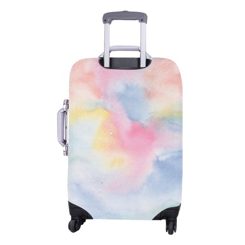 Colorful watercolor Luggage Cover/Medium 22"-25"