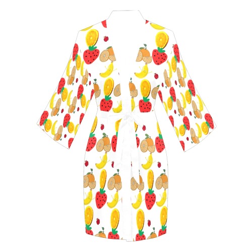 Healthy fruits Long Sleeve Kimono Robe