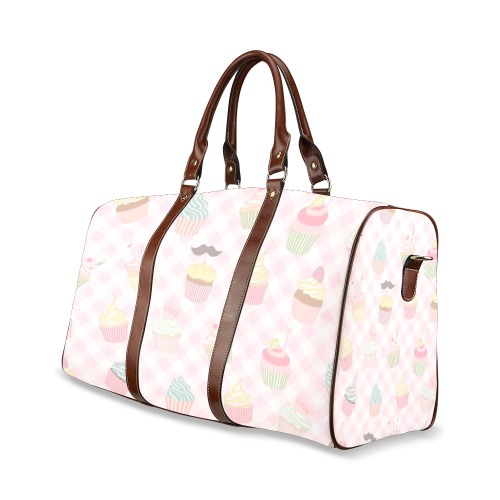 Cupcakes Waterproof Travel Bag/Small (Model 1639)