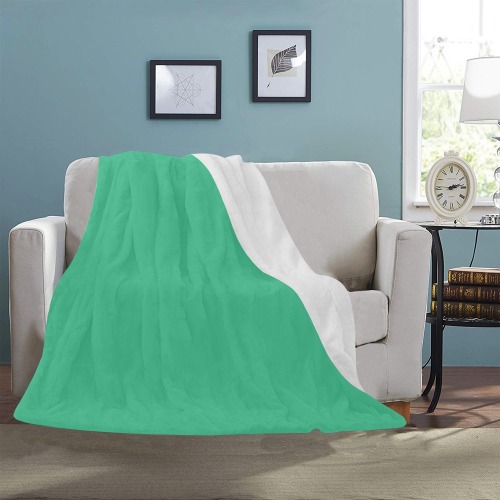 color mint Ultra-Soft Micro Fleece Blanket 50"x60"