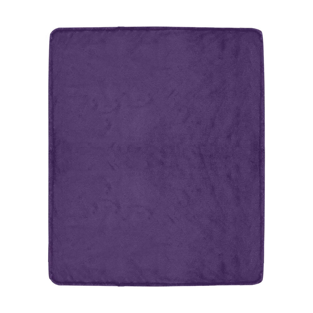color Russian violet Ultra-Soft Micro Fleece Blanket 50"x60"