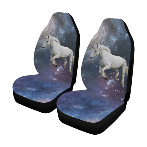 Unicorn and Space Car Seat Cover Airbag Compatible (Set of 2)