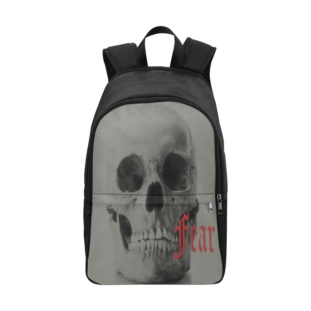 Fear Skull Fabric Backpack for Adult (Model 1659)