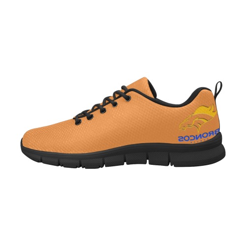 Broncos Orange Women's Breathable Running Shoes (Model 055)