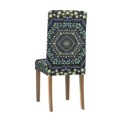 flowers Removable Dining Chair Cover