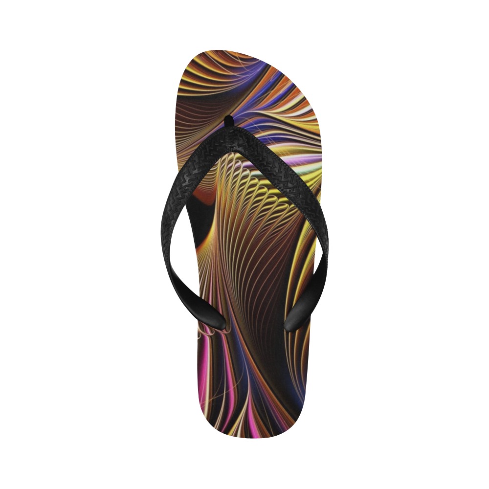 Swirls Flip Flops for Men/Women (Model 040)