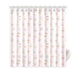 Cupcakes Shower Curtain 69"x72"