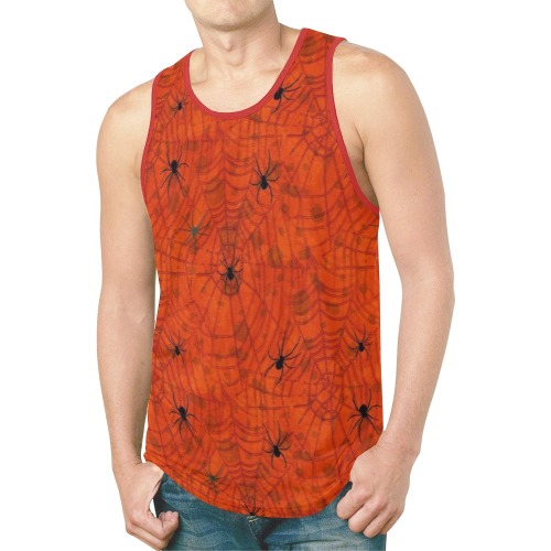 Halloween Spider by Artdream New All Over Print Tank Top for Men (Model T46)