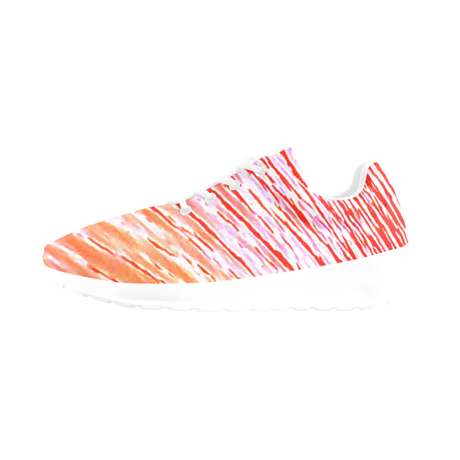 Orange and red water Women's Athletic Shoes (Model 0200)