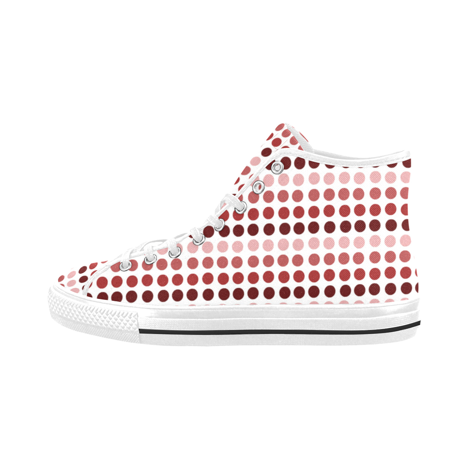 reddish dots Vancouver H Women's Canvas Shoes (1013-1)
