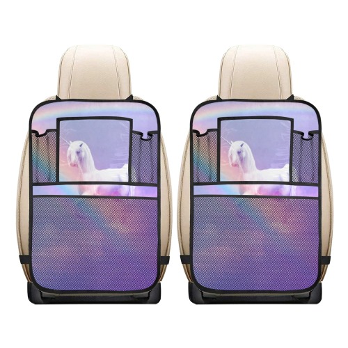 Unicorn and Rainbow Car Seat Back Organizer (2-Pack)