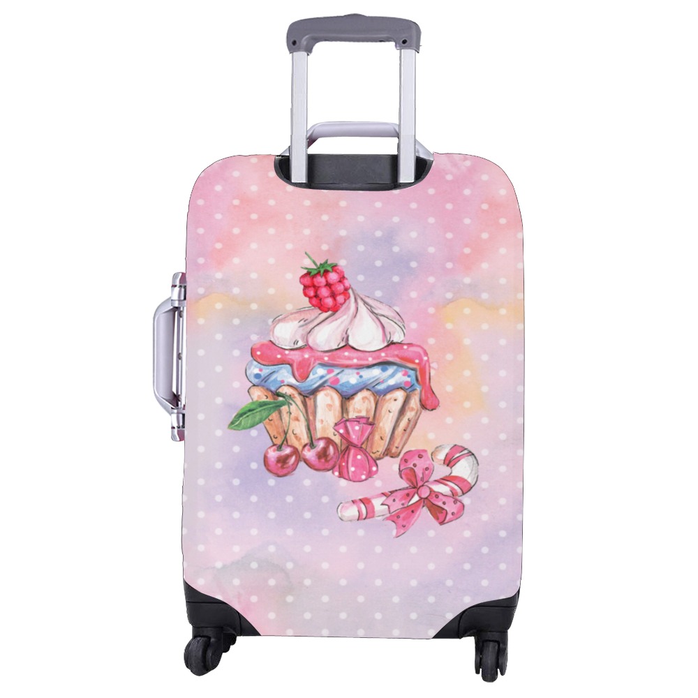 cupcake Luggage Cover/Large 26"-28"