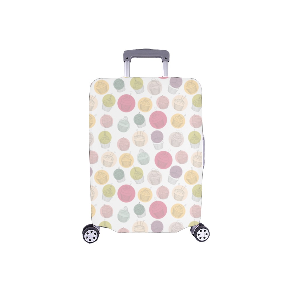 Colorful Cupcakes Luggage Cover/Small 18"-21"