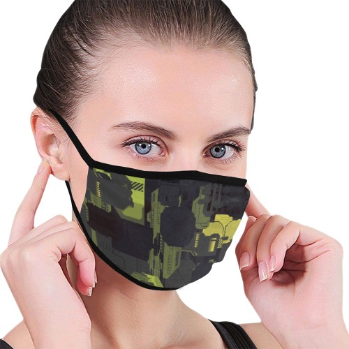 Urban Camouflage Mouth Mask