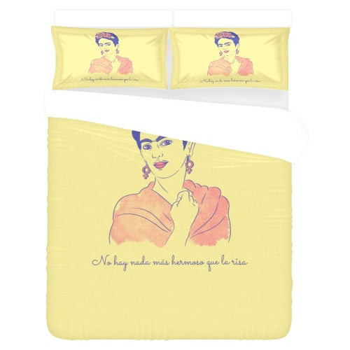 juego de cama Frida Kahlo 3-Piece Bedding Set