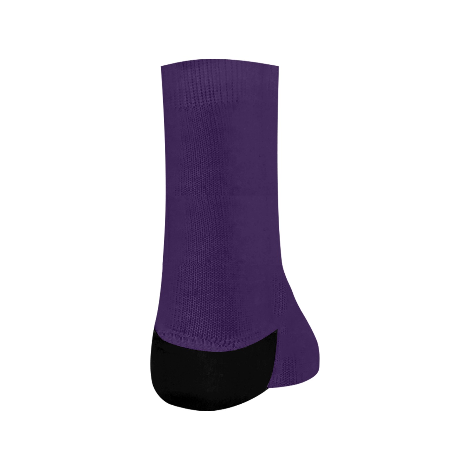 color Russian violet Crew Socks