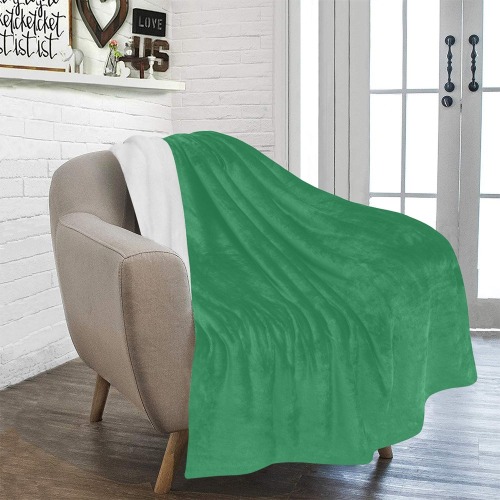 color sea green Ultra-Soft Micro Fleece Blanket 50"x60"