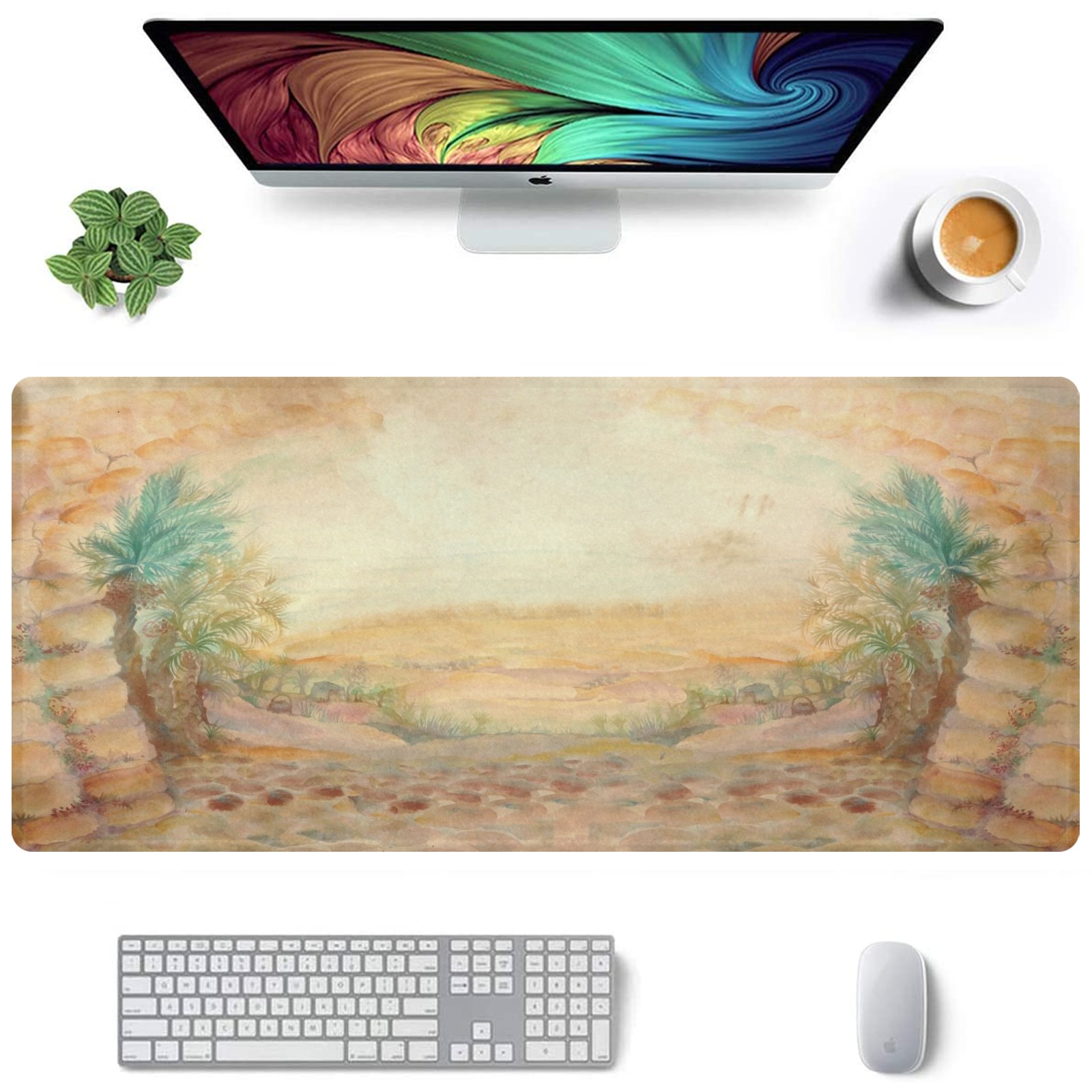 desert.35x16 inches Gaming Mousepad (35"x16")