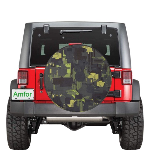 Urban Camouflage 34 Inch Spare Tire Cover