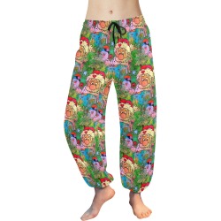 Christmas 2021 by Nico Bielow Women's All Over Print Harem Pants (Model L18)