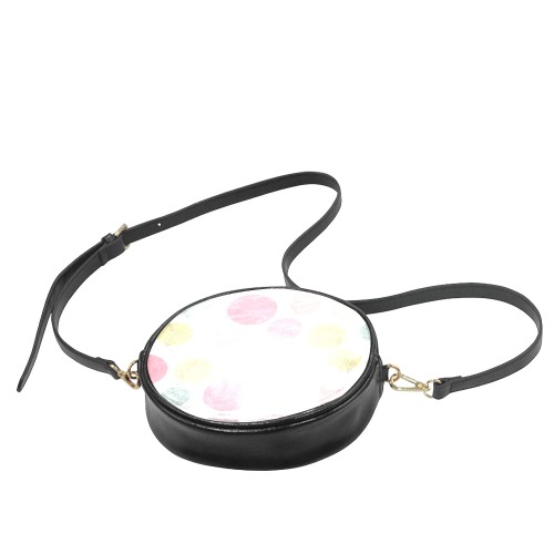 Colorful Cupcakes Round Sling Bag (Model 1647)