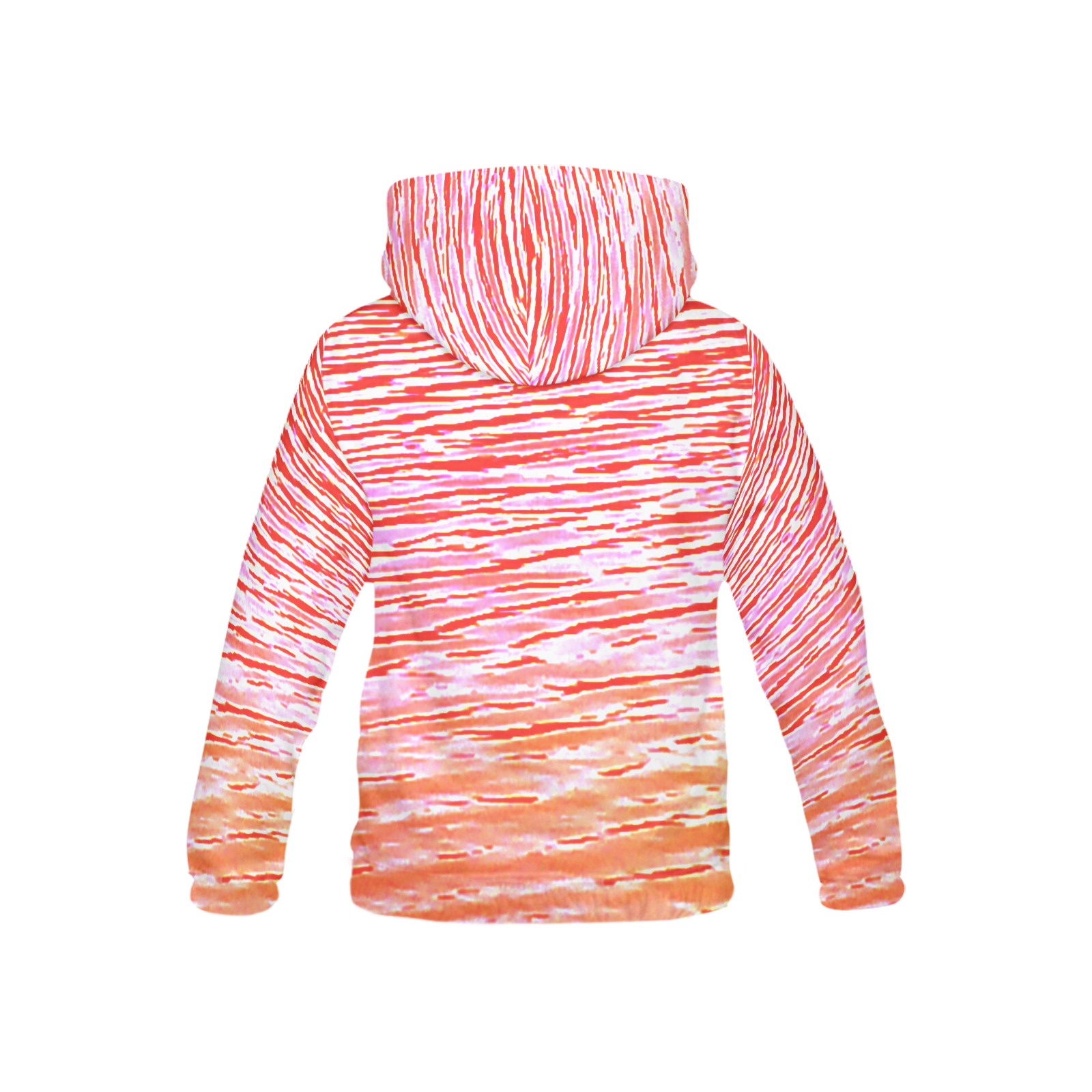 Orange and red water All Over Print Hoodie for Kid (USA Size) (Model H13)