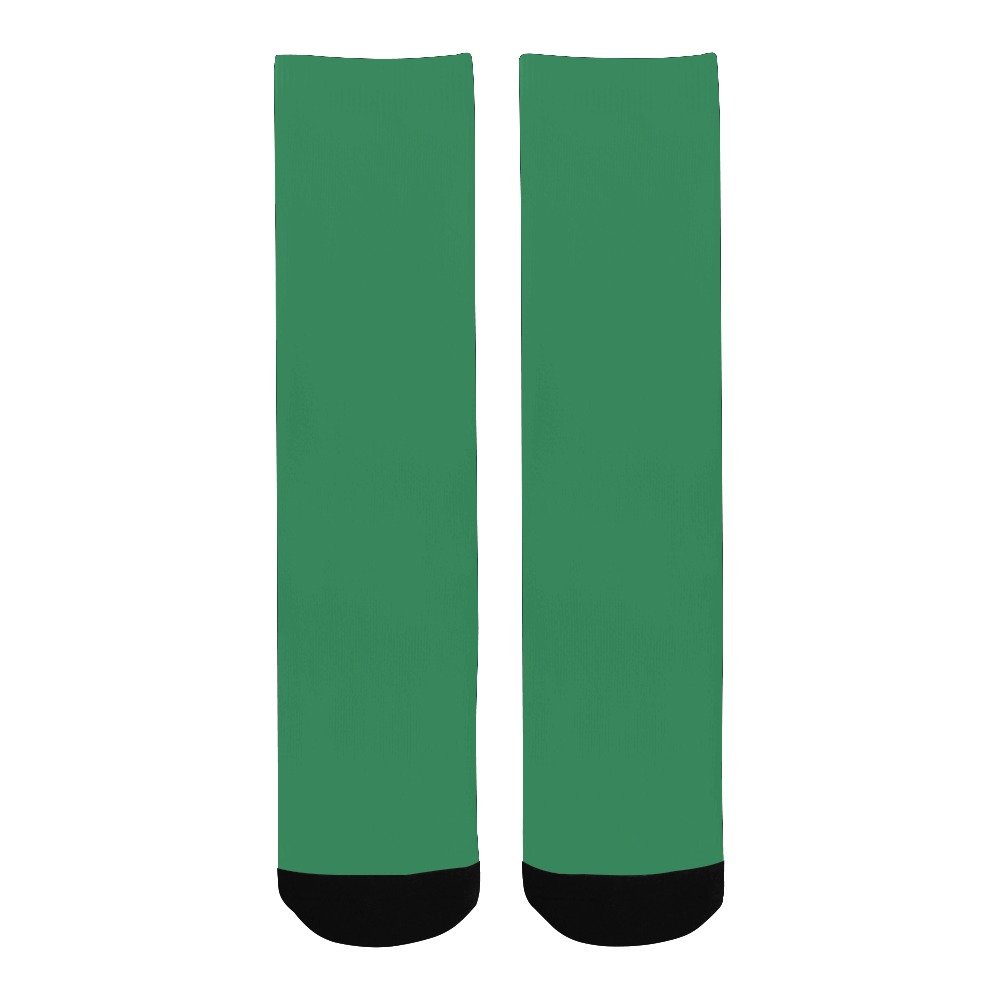 color sea green Men's Custom Socks