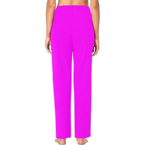 color fuchsia / magenta Women's Pajama Trousers