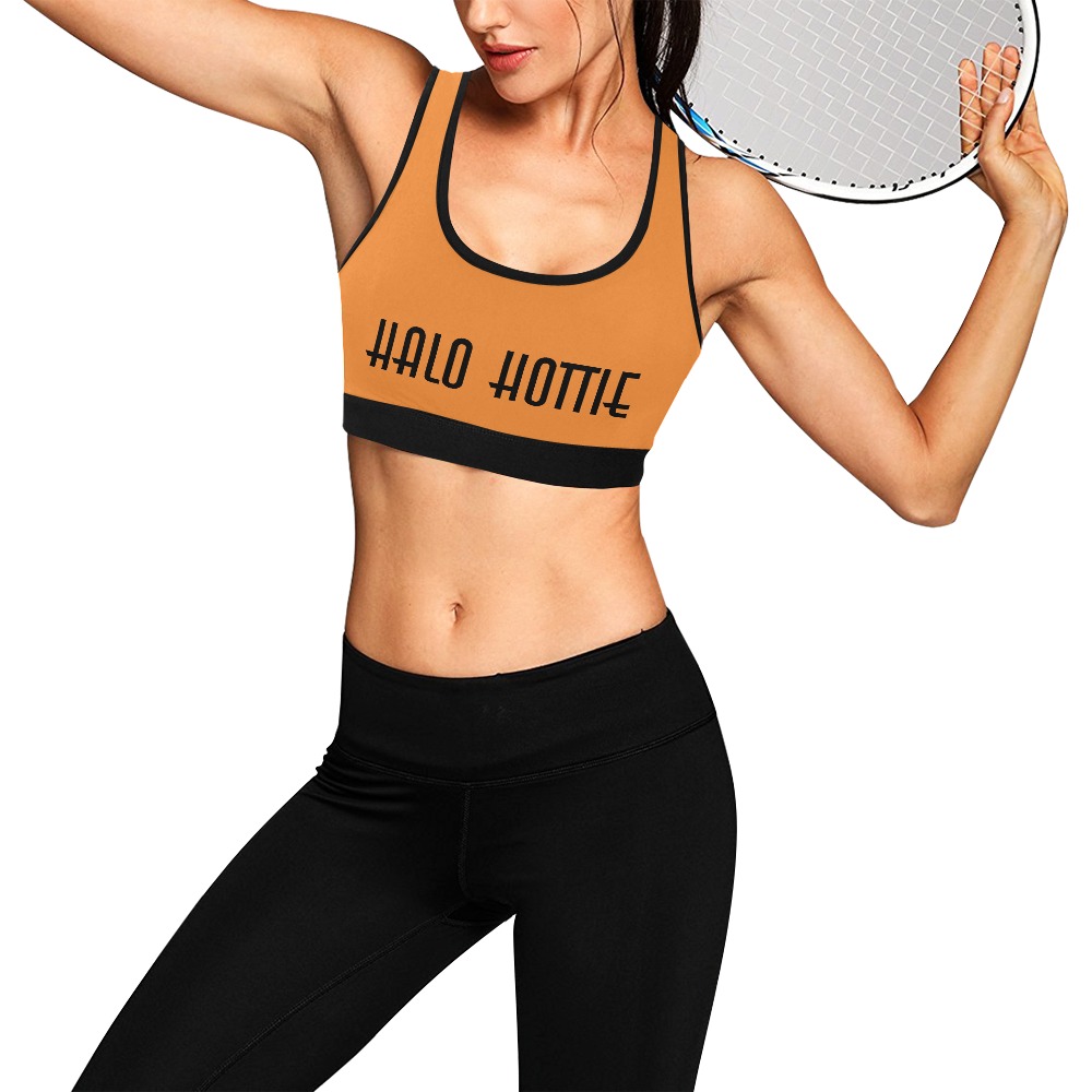 Kiyah Halo Hottie SB Women's All Over Print Sports Bra (Model T52)