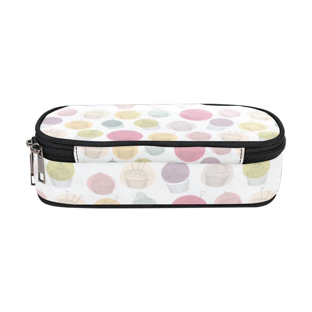 Colorful Cupcakes Pencil Pouch/Large (Model 1680)