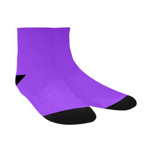 color blue violet Quarter Socks