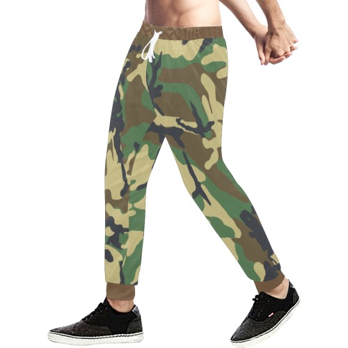 CAMO JOGGERS Men's All Over Print Sweatpants (Model L11)
