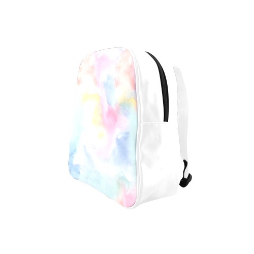 Colorful watercolor School Backpack (Model 1601)(Small)