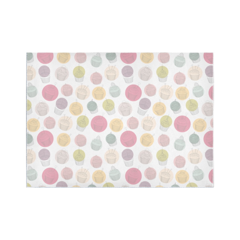 Colorful Cupcakes Area Rug7'x5'