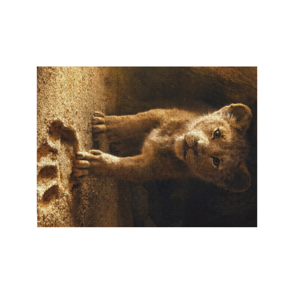 Lion King simba 500-Piece Wooden Photo Puzzles