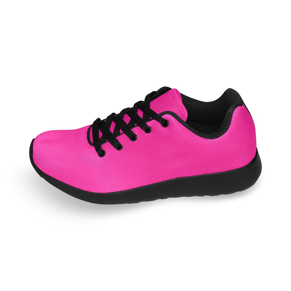 color deep pink Men’s Running Shoes (Model 020)